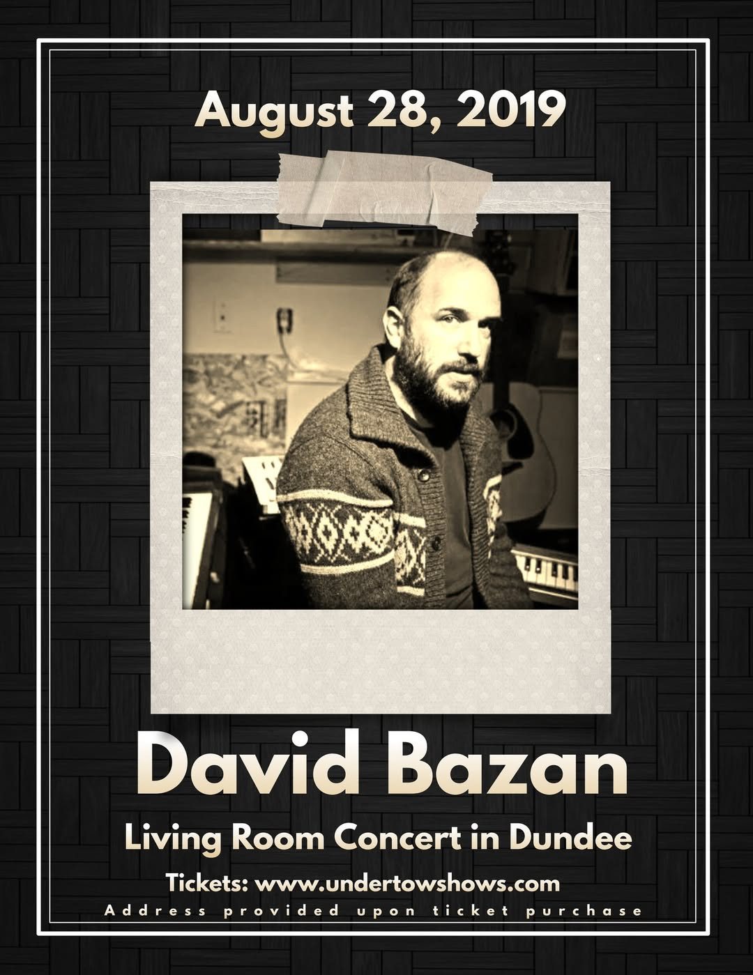 David Bazan, August 28, 2019